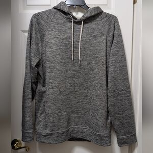 Lululemon City Sweat Pullover Hoodie Fleece mens Heathered muslin Gray size XL